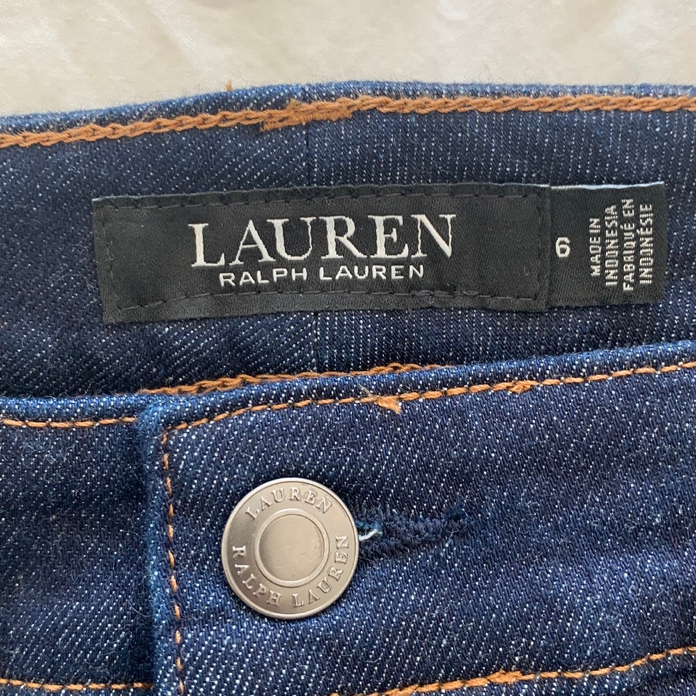 NWT - Ralph Lauren denim skirt - dark denim - Picture 3 of 4